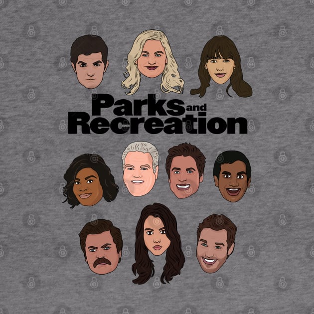 Parks & Recreation Crew by emilybr0